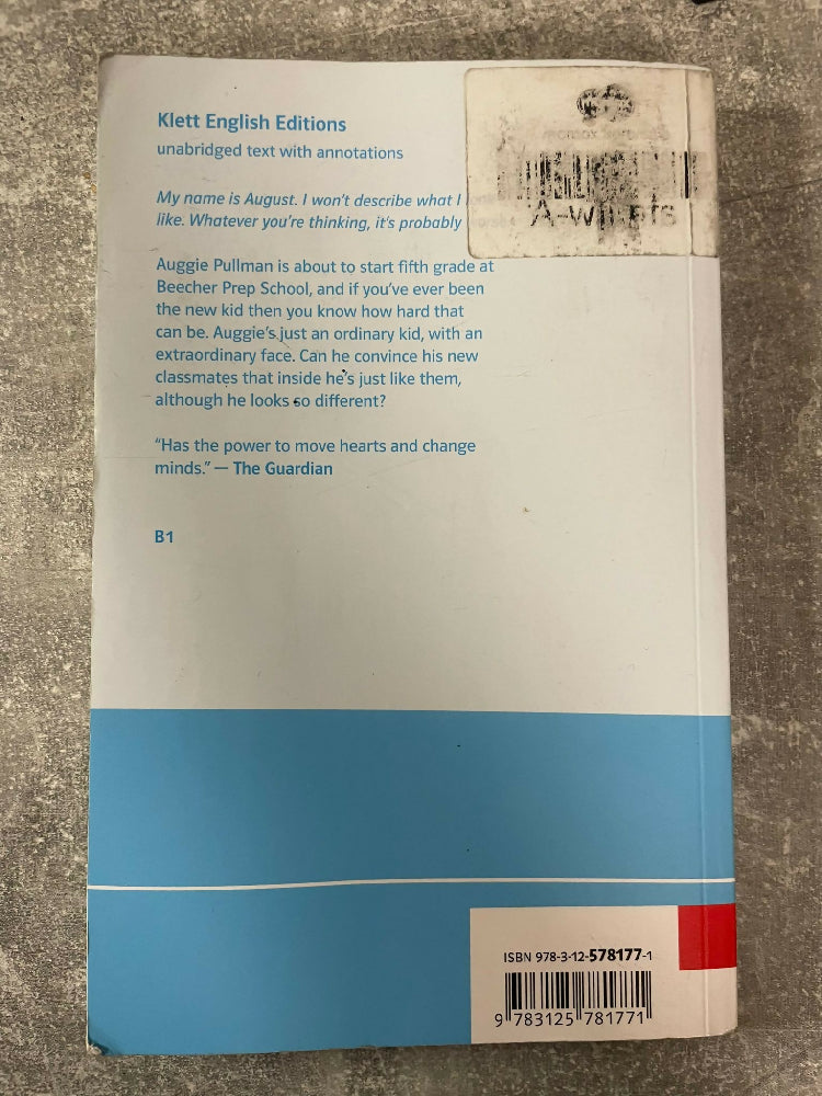 Wonder Buch von R.j palacio