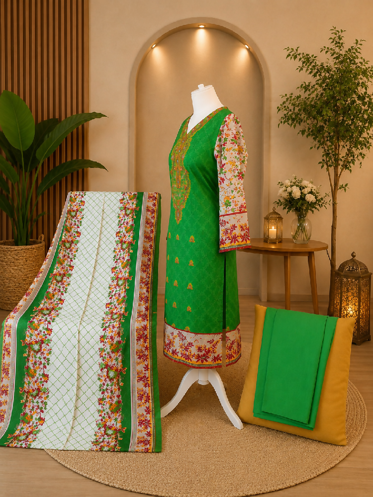 Lilan Shalwar Qameez Dopatta