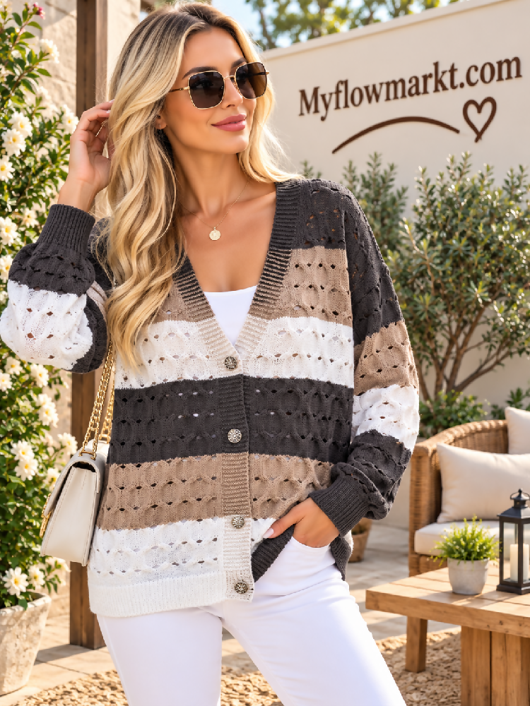 Damen Elegant Moderne Winter Herbst Jacke Pluver Sweater