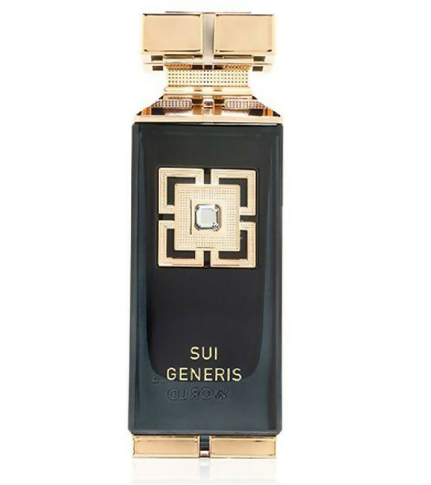 Fragrance World Sui Generis Herren Eau de Parfum mit aromatischer Frische und holziger Note Körper-Duft Parfüm 100ml Schwarz/Gold