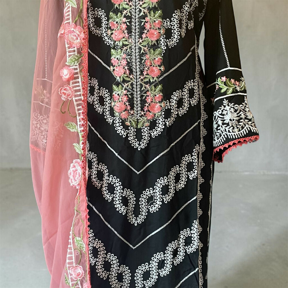Linsen Premium with Shifon Dupatta