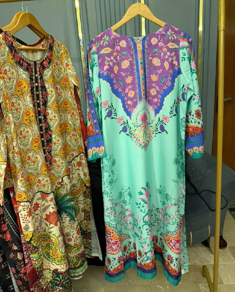 Swisssilk long kaftans