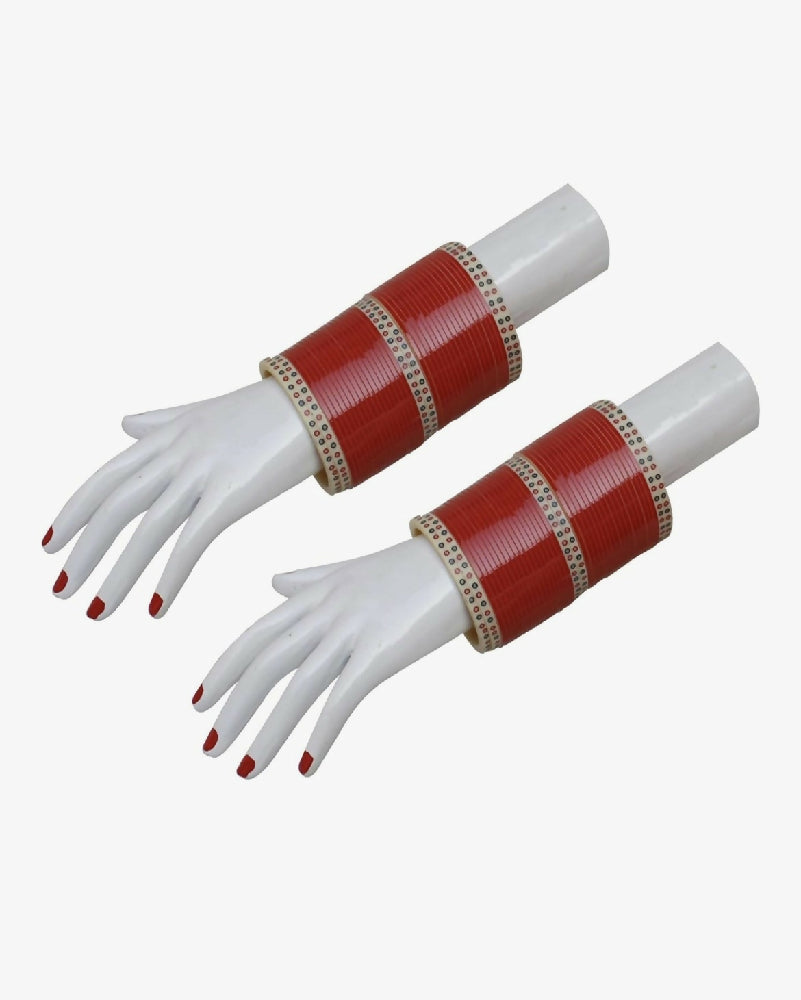 Indian Collectible Chuda-Set für Damen und Mädchen, 24 Stück