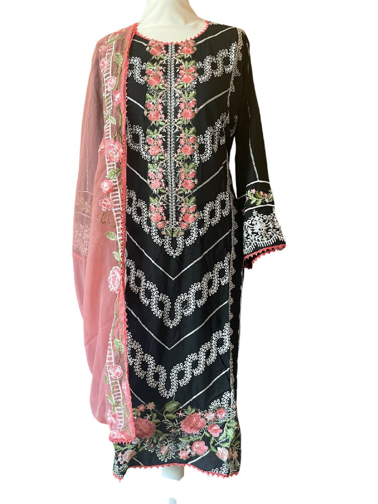 Linsen Premium with Shifon Dupatta