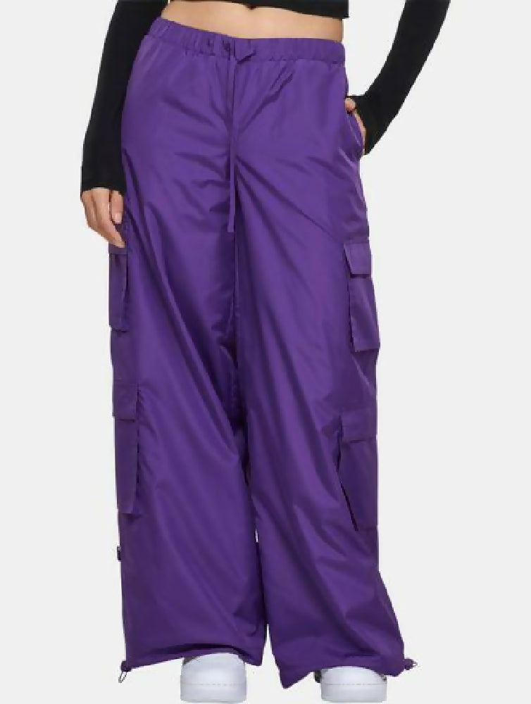 lässige Urban Classics Damen Jeans Taschen 68 g/m² Violett