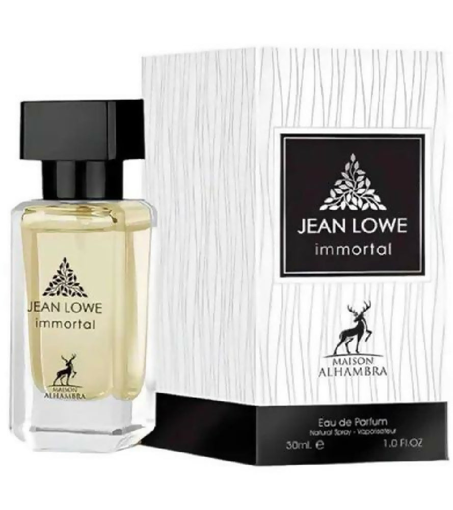 Elegantes MAISON ALHAMBRA Jean Lowe Herren Eau de Parfum würzig-orientalischer Körper-Duft 30ml Schwarz
