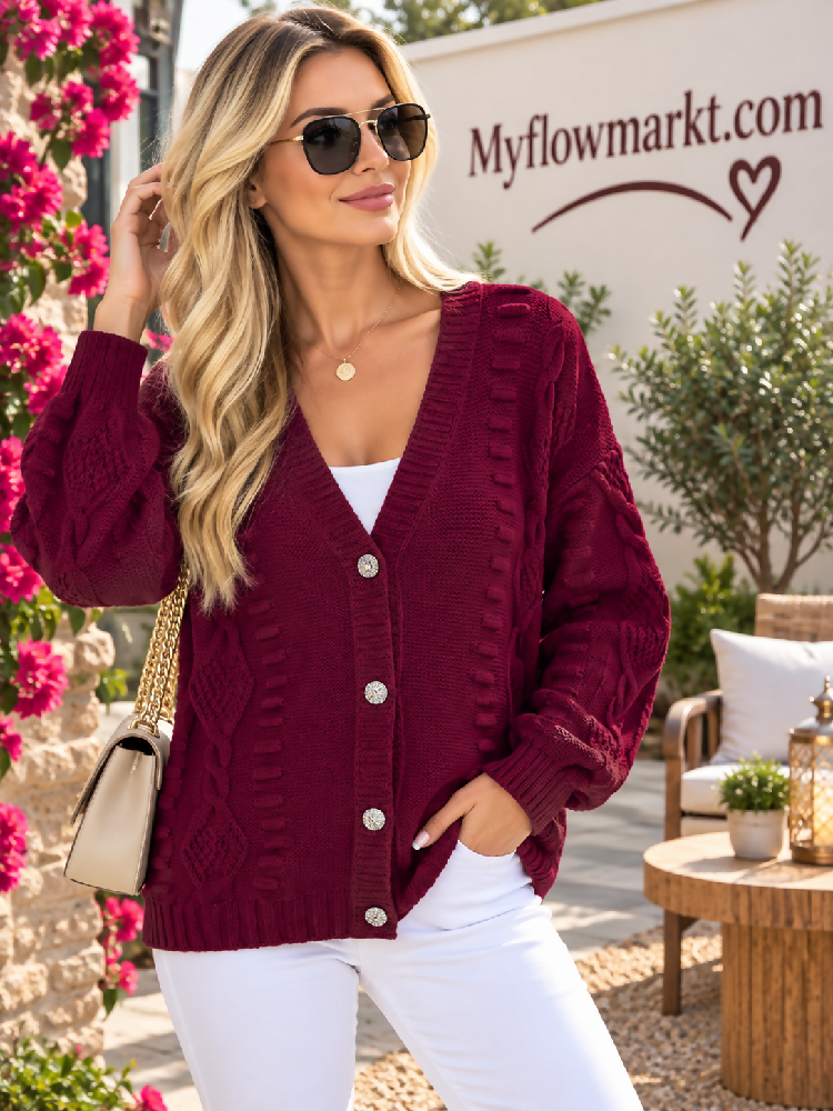 Damen Winter Herbst Pluver Sweater