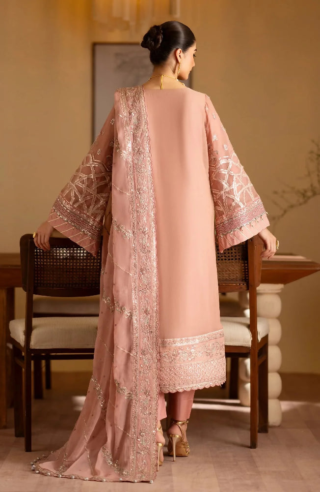 Pastel Pink Chiffon Suit